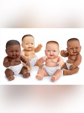 Lakeshore Multicultural Soft Vinyl Baby Toy (Set of 4)
